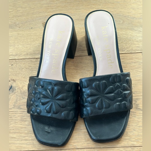 Kate Spade New York Blue Leather Sandels - Picture 3 of 4